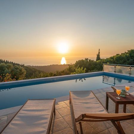 Stone Villa Eriphyle ,Private Witn Sunset View Fiskárdo Eksteriør bilde
