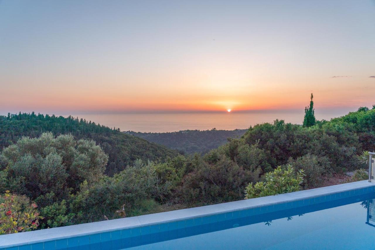 Stone Villa Eriphyle ,Private Witn Sunset View Fiskárdo Eksteriør bilde
