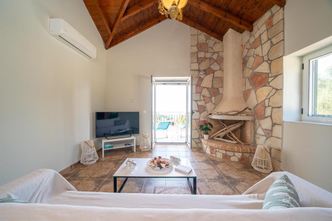 Stone Villa Eriphyle ,Private Witn Sunset View Fiskárdo Eksteriør bilde