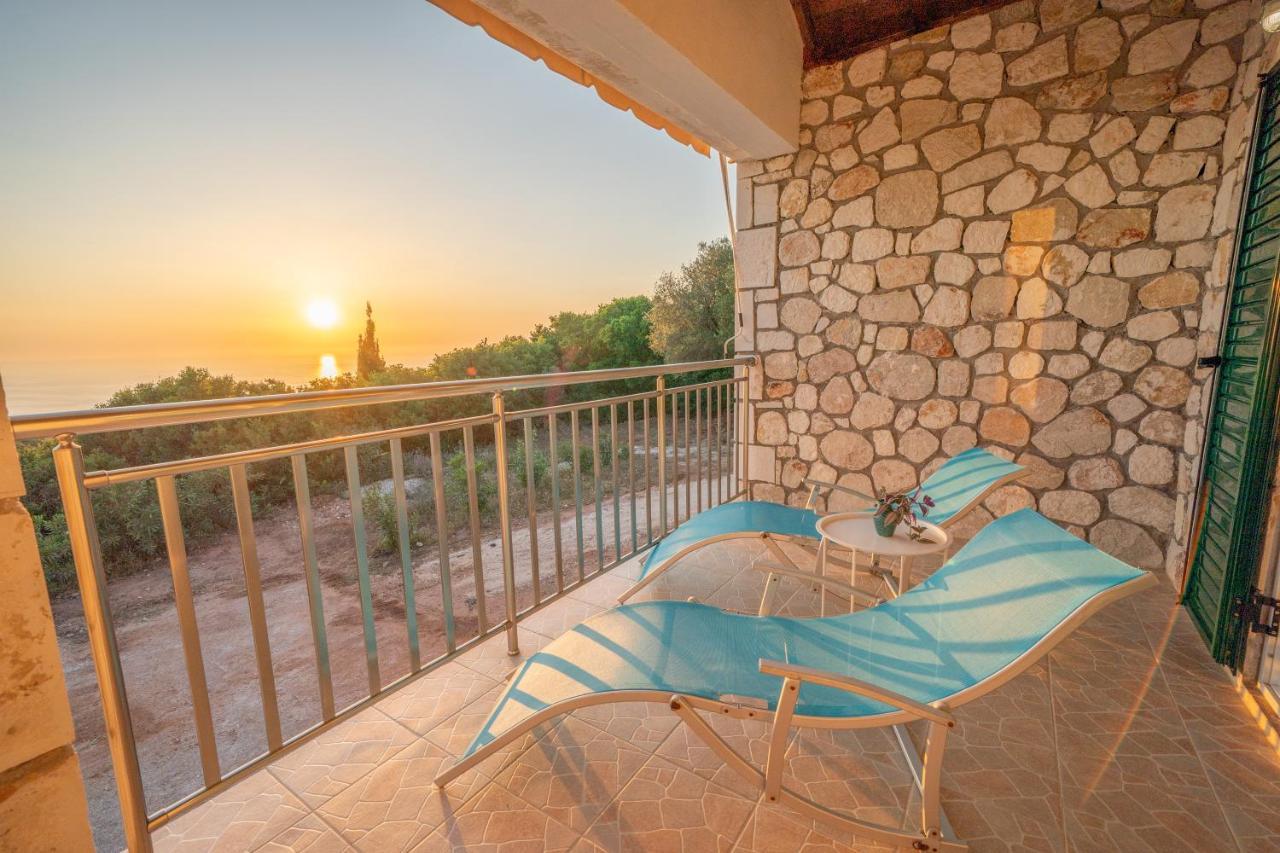 Stone Villa Eriphyle ,Private Witn Sunset View Fiskárdo Eksteriør bilde