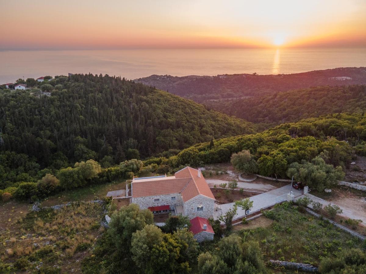 Stone Villa Eriphyle ,Private Witn Sunset View Fiskárdo Eksteriør bilde