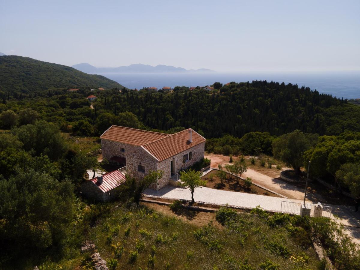 Stone Villa Eriphyle ,Private Witn Sunset View Fiskárdo Eksteriør bilde